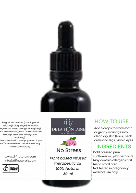 No Stress (Infused Massage Oil) 30 ml