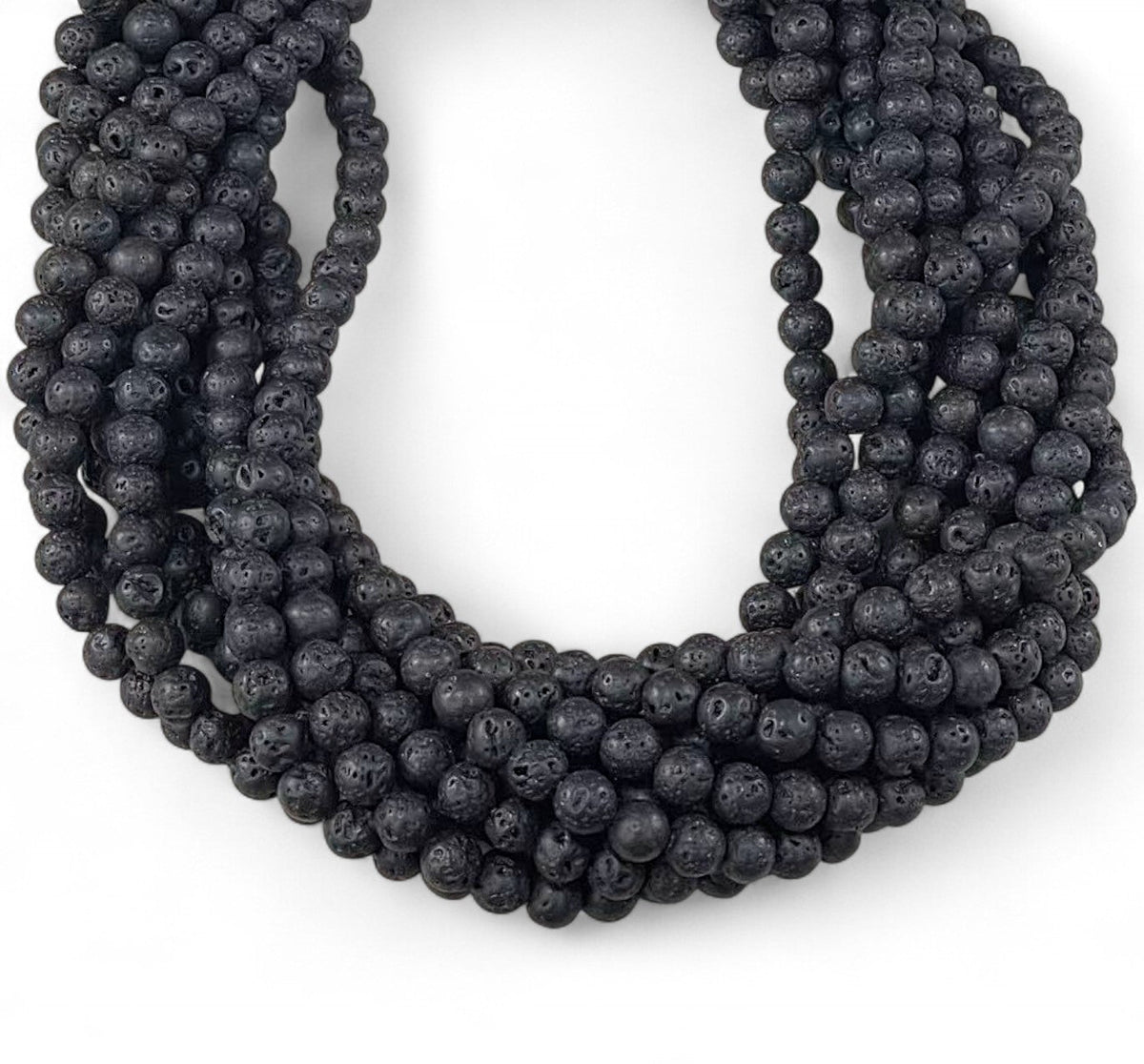 Black Lava Stone, Round-0