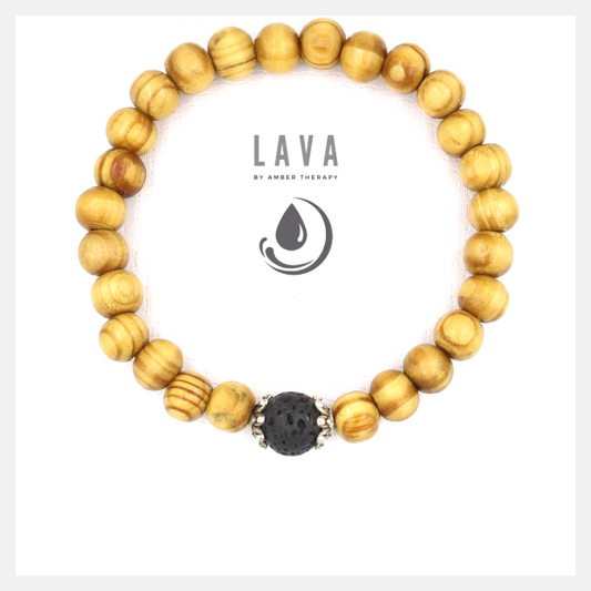 $8.95 Lava & Wood Bracelet-0