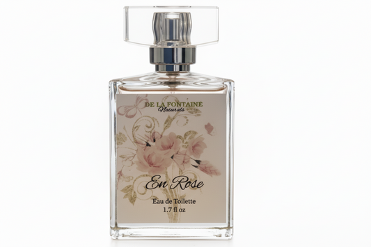 Clean synthetic-free rose perfume made with various rose absolutes