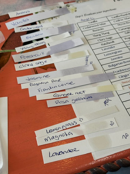 Crafting my own natural fragrance with in-house master natural perfumer