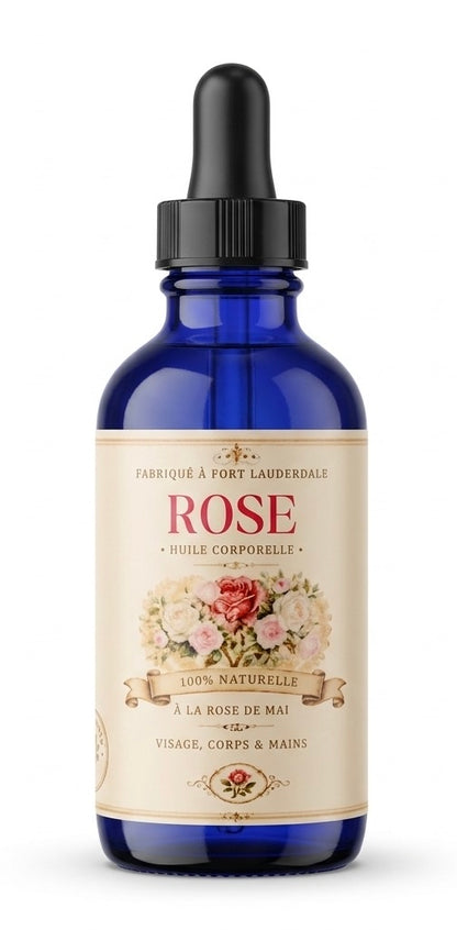 Vintage Rose Floral All-natural Body Oil 3.4 fl oz