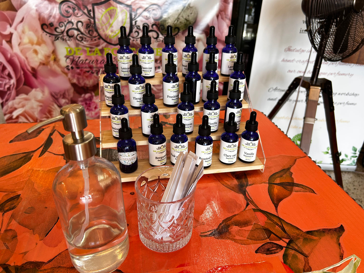 Introduction to natural perfumery-beginner level.