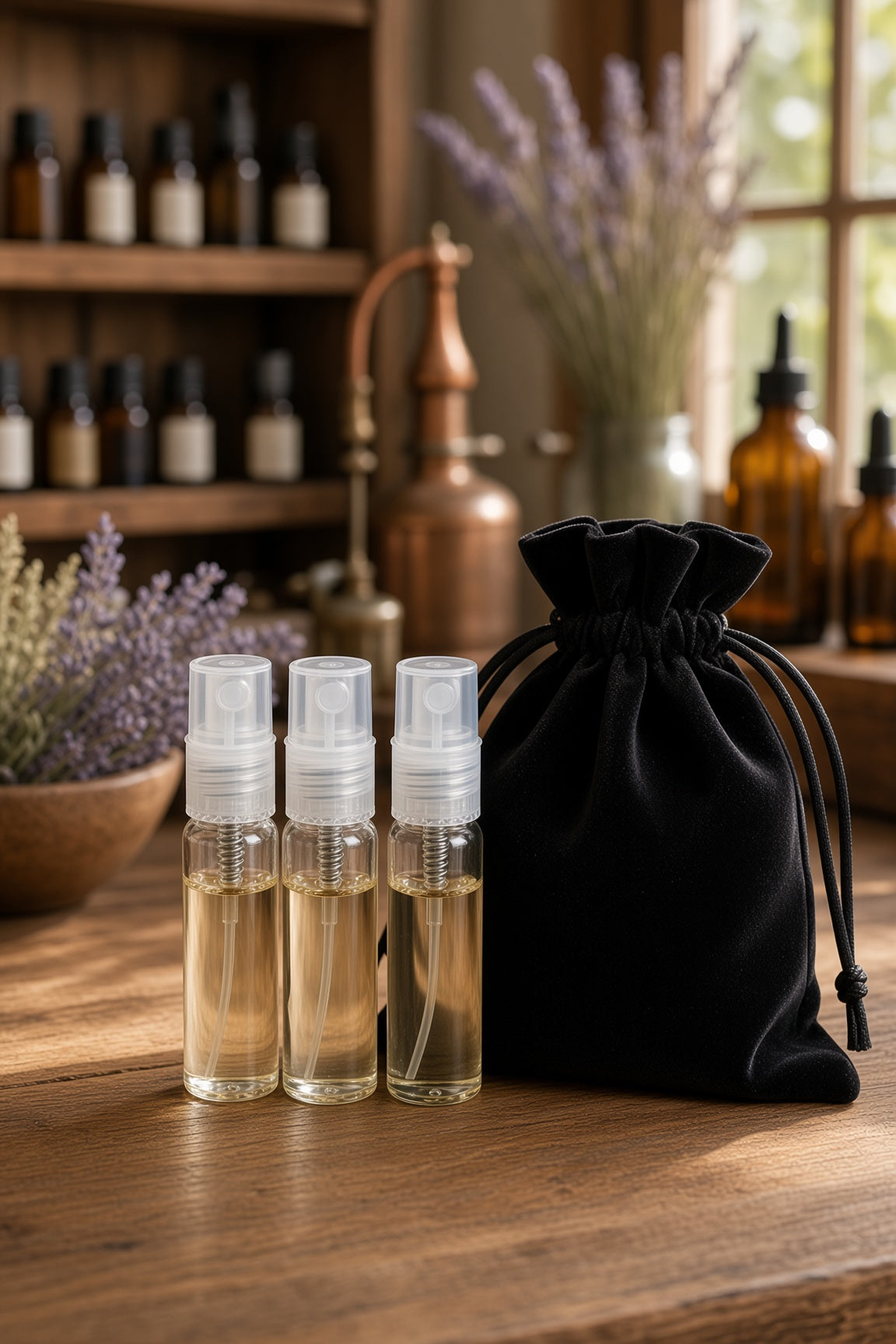 Fragrance Tester Kit (.07 fl oz each) Choose any 3 fragrances (Redeemable on next order of full size fragrance)