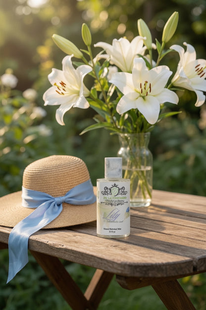 Lily and ambrette seed natural botanical mist