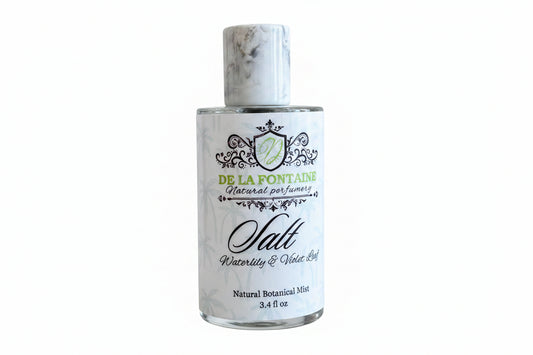 Bottle of de la Fontaine SALT natural holistic body spritz