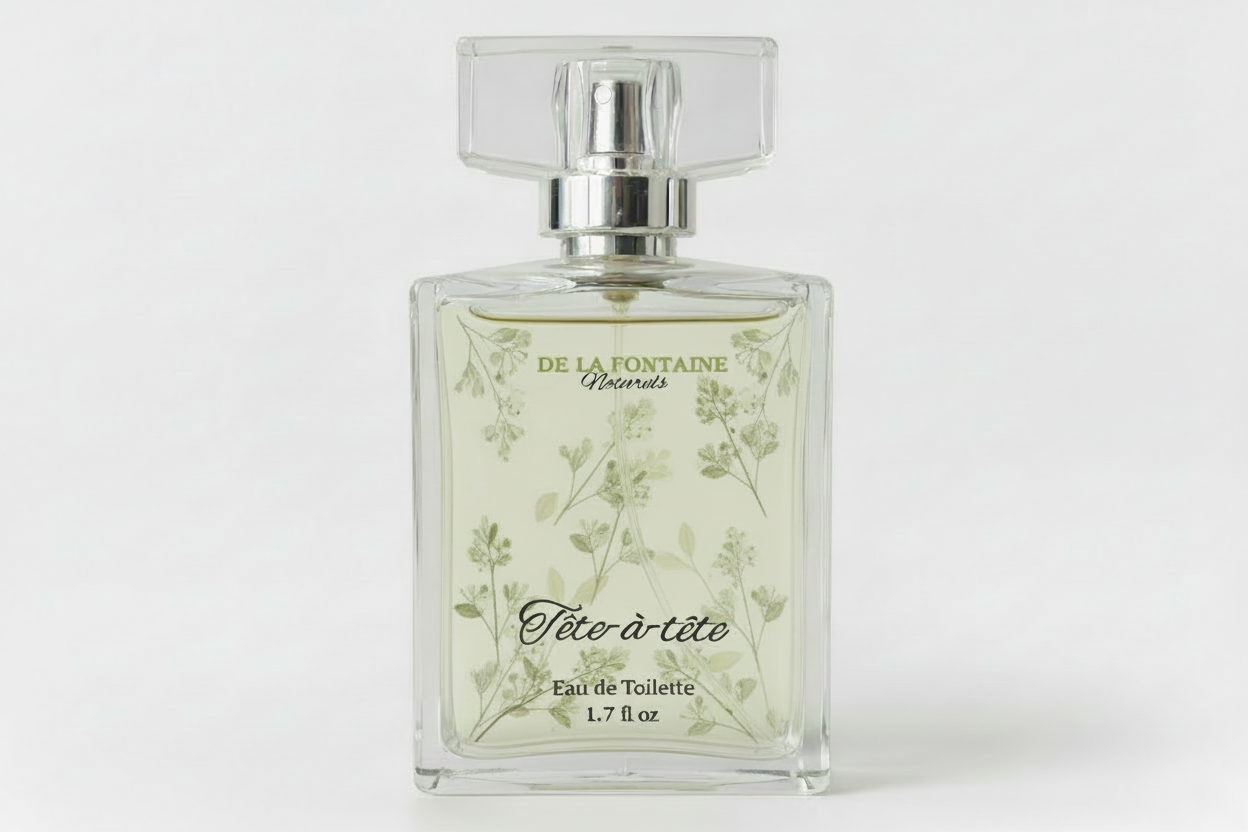 Clean synthetic-free feminine fragrance , sweet and floral with candy floss notes