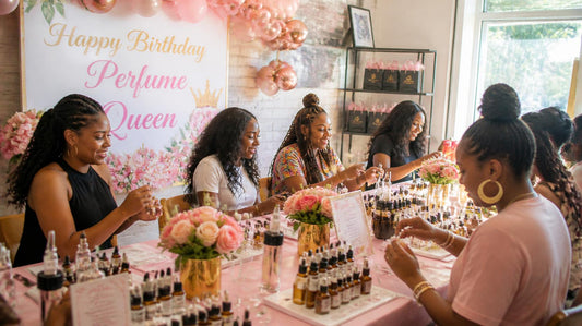 Edlyne's Private Birthday Party 22 August Natural perfume Crafting Workshop