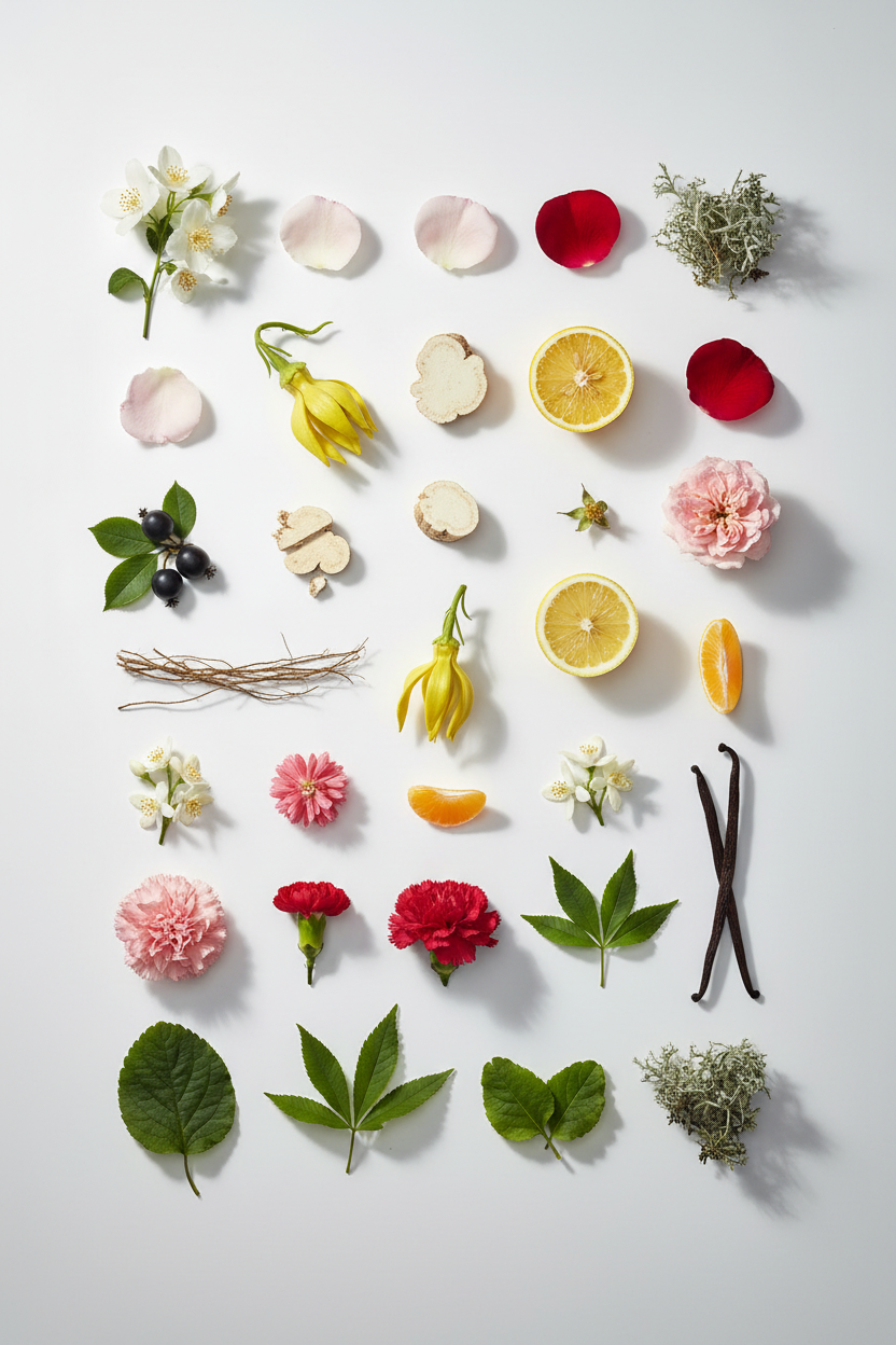 Fly Me to the Moon Ingredients Flatlay