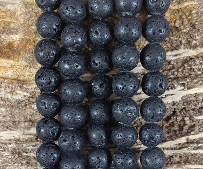 Black Lava Stone, Round-5