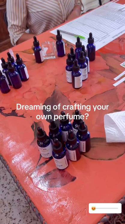 Introduction to natural perfumery-beginner level.